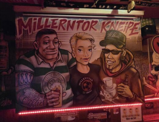 Millerntor pub with Sky Sports